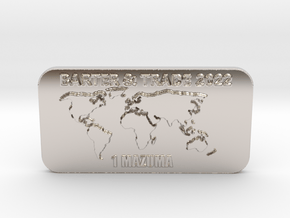 1 Mazuma Barter & Trade INGOT 100MM XL in Platinum