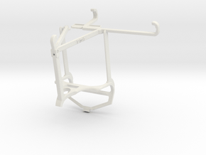 Controller mount for PS4 & OnePlus Ace - Top in White Natural Versatile Plastic