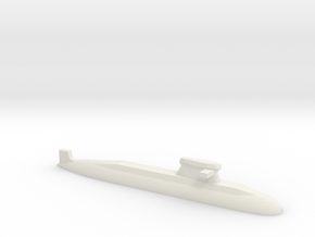 PLA[N] 039C Submarine, 1/1800 in White Natural Versatile Plastic