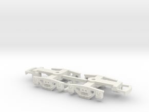 HO/OO Lionel Style Boxcar v1.5/2.5 Bachmann bogies in White Natural Versatile Plastic