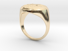 Iris project in 14K Yellow Gold