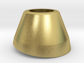 Isi Grifo Valve Stem Cover in Natural Brass