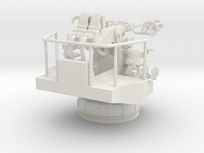Best Cost 1/35 40mm Bofors Twin Mount in White Natural Versatile Plastic