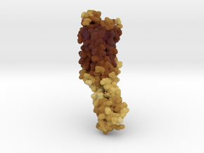 Adenosine Receptor in Complex with Caffeine 5MZP in Matte High Definition Full Color: Medium