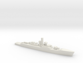 Whitby-class frigate, 1/1250 in White Natural Versatile Plastic