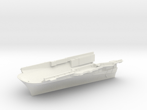 1/600 CVS-12 USS Hornet Bow Waterline in White Natural Versatile Plastic