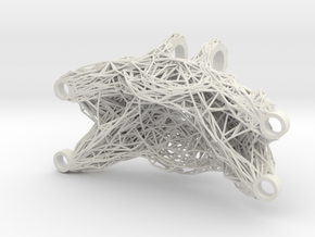 GE Bracket - Multi Load Optimization in White Natural Versatile Plastic