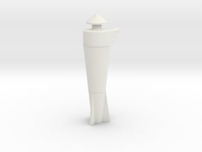 1/64 Large Dust collector in White Natural Versatile Plastic