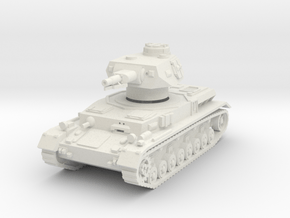 Panzer IV F1 1/72 in White Natural Versatile Plastic