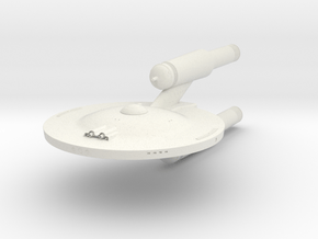 Federation Valley class Destroyer v2 in White Natural Versatile Plastic