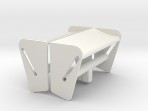 2 Rear Wings Transkit TTS March 782 to March 781 in White Natural Versatile Plastic