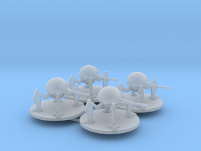 10mm Dwarf Spider Droids (4) in Tan Fine Detail Plastic