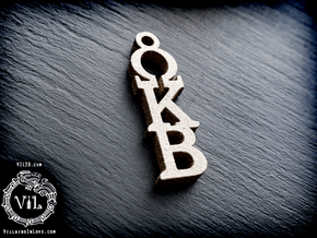 Sidney OKB Pendant ⛧ VIL ⛧ in Polished Bronzed-Silver Steel