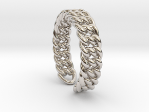 Links knot [sizable open ring] in Platinum