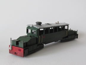 H0e – 009 Type 23 Garratt Tram (1 Power Unit)  in Gray PA12