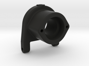 Hirobo zerda Rear Hub in Black Smooth Versatile Plastic