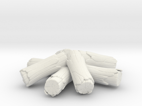 Captain Action - Firewood in White Natural Versatile Plastic