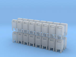 USPS Mailbox (x32) 1/160 in Smooth Fine Detail Plastic