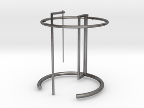 Side table E1027 - Eileen Gray - Scale1:6 in Polished Nickel Steel: 1:8