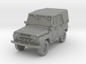 UAZ-469 mid (closed) 1/100 in Gray PA12