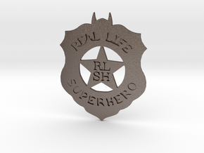 RLSH_Sheriff_Badge in Polished Bronzed-Silver Steel