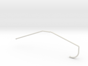 Hirobo Zerda Cage Right Long section in White Natural Versatile Plastic