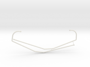 Hirobo Zerda Cage Long Section Pair in White Natural Versatile Plastic