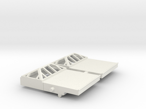 zad-148-art-deco-station-25-skylight-roof1 in White Natural Versatile Plastic