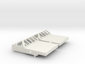 zad-148-art-deco-station-25-half-skylight-roof1 in White Natural Versatile Plastic