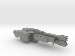 UNSC Stalwart Class Frigate In Amber Clad 8cm in Gray PA12