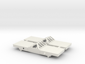 zad-148-art-deco-platform-17-5-half-skylight-roof1 in White Natural Versatile Plastic