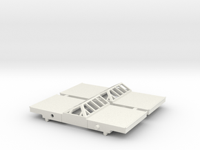 zad-148-art-deco-platform-half-skylight-roof1 in White Natural Versatile Plastic