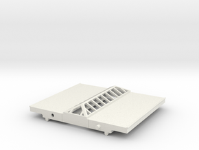 zad-148-art-deco-platform-skylight-roof1 in White Natural Versatile Plastic