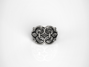 Fleur Romance Ring in Antique Silver: 7.5 / 55.5