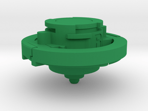 Cyber driger blade base in Green Processed Versatile Plastic