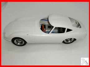 Chassis for Snapkit Toyota 2000GT in White Natural Versatile Plastic