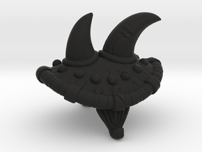Beastman Shoulderpad in Black Smooth Versatile Plastic