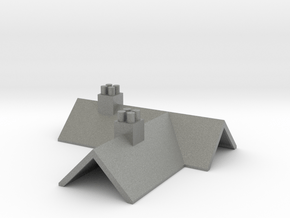 Country cottage roof 1:120-TT in Gray PA12