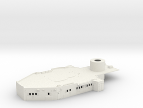 1/128 DKM Graf Spee Structure Aft Deck 1 in White Natural Versatile Plastic