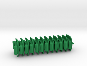 Twisty cube mechanism edges in Green Processed Versatile Plastic
