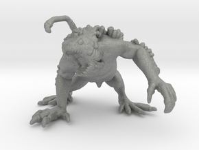 Angler creature miniature model fantasy games rpg in Gray PA12