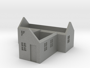 Country cottage wall structure 1:100 in Gray PA12