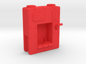 Storage Facility - Cabinet Door in Red Processed Versatile Plastic