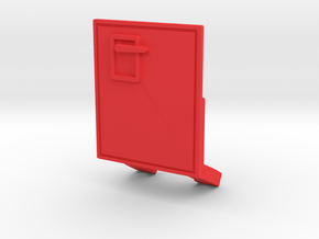 Storage Facility - Cabinet Door in Red Processed Versatile Plastic