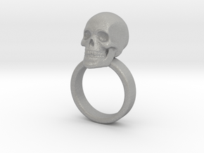 Skull Ring Size 11 in Aluminum
