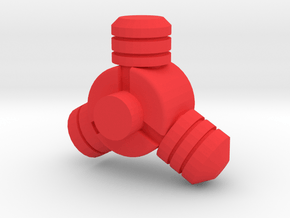 Bey Dranzer F Triple Change Tip (2 colors) in Red Processed Versatile Plastic