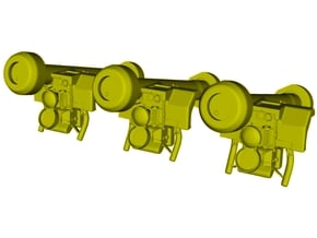 1/35 scale FGM-148 Javelin AT rocket launchers x 3 in Tan Fine Detail Plastic