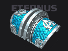 Hydra Legion : Eternus Pauldron Set 1 in Tan Fine Detail Plastic