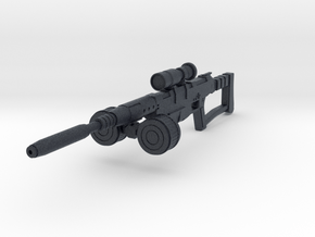 Crosshair sniper rifle with Grapple (2 parts) in Black PA12
