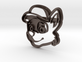 Rocky Cookie Cutter in Polished Bronzed-Silver Steel